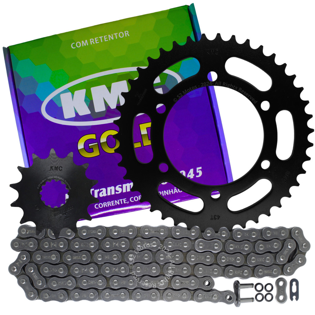 Kit Relação Ninja 250/ Ninja 300/ Z300 Com Retentor Kmc