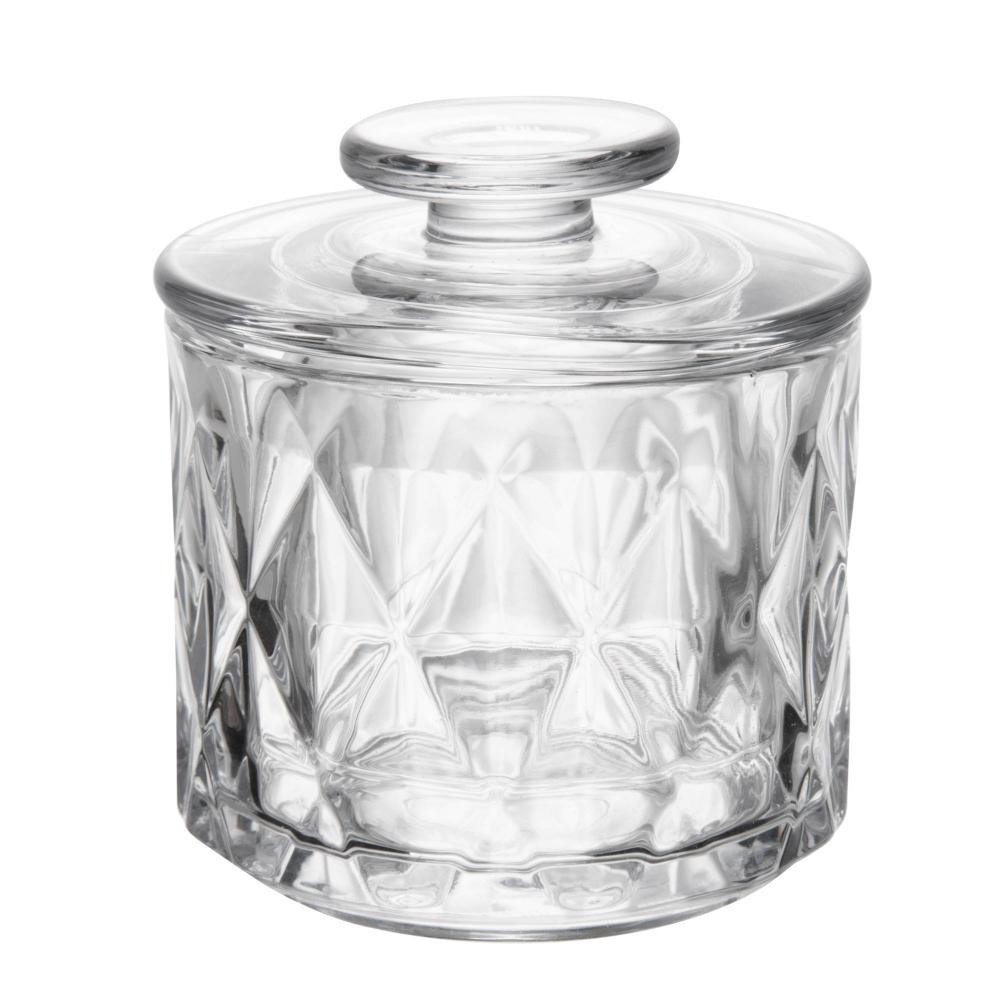Manteigueira Francesa Diamond Lyor 9,5cm x 8,5cm Vidro - Home & Living