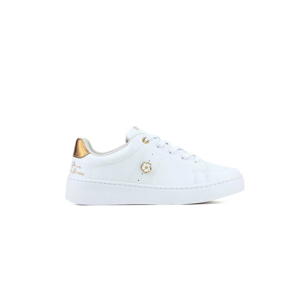 Tênis Casual Ramarim Flores Branco - Women Shoes
