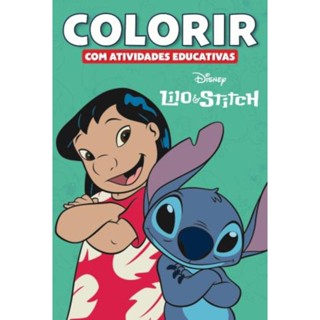 COLORIR ATIVIDADES EDUCATIVAS DISNEY: LILO & STITCH em Oferta na Shopee
