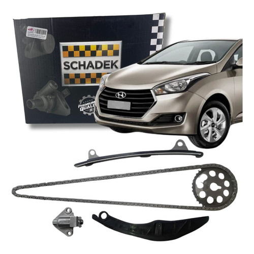 KIT CORRENTE DE DISTRIBUIÇÃO - HYUNDAI HB20 1.0 2013 A 2017 2018 2019 2020 2021 2022 2023 2024 2025