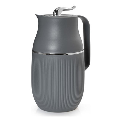 Garrafa Térmica 1l Vicenza Cinza Para Chá Café Termopro