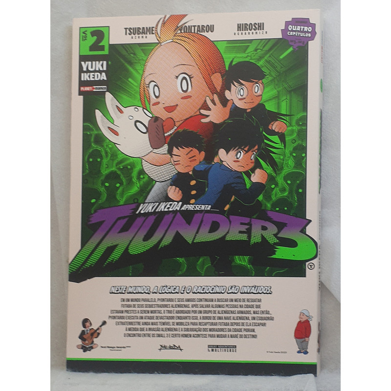 Mangá Thunder 3 - Volume 2 - Editora Planet Mangá