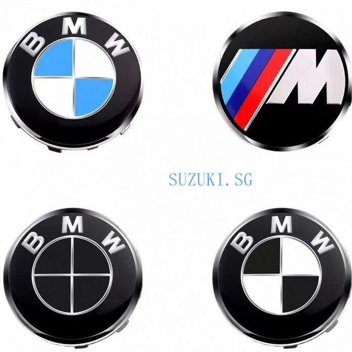 4 Pçs Adequado Para BMW Roda Hub Capa 68mm Azul Branco Preto E 56mm Cubo Da Centro Plástico Logotipo