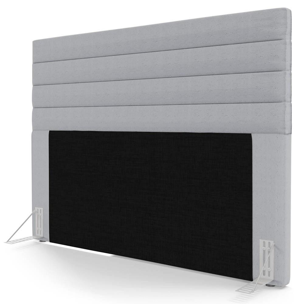 Cabeceira Cama Box Casal Queen 160cm Rubi W01 Linho Cinza - Mpozenato em Oferta na Shopee