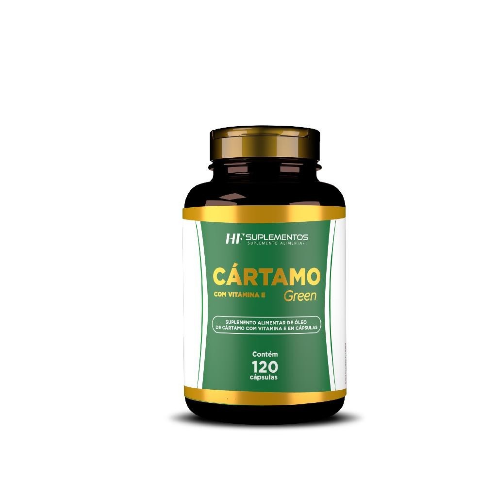 CÁRTAMO COM VITAMINA E GREEN 120CAPS HF SUPLEMENTOS