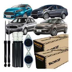 Par Amortecedor Traseiro Coifa Batente Ford Ka New Fiesta