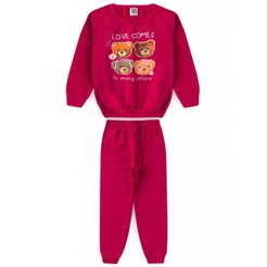 Conjunto Feminino Infantil Love Comes