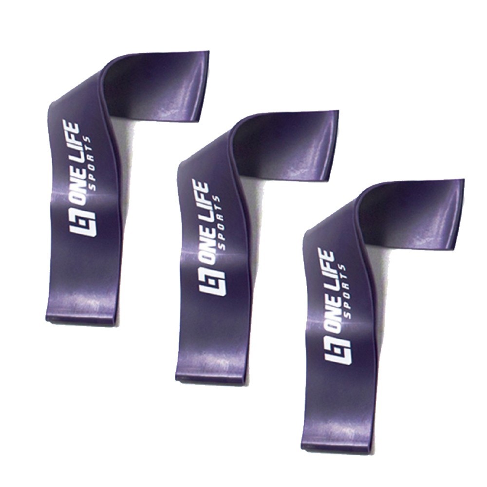 Kit C/ 3 Mini Band Mini Faixa Elastica De Exercício Nível Extra Forte