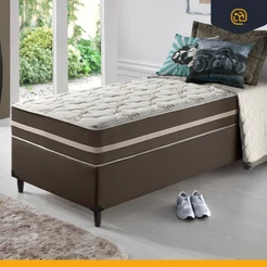 Cama Box com Colchão de Molas Ensacadas Classic Solteiro King 96cm