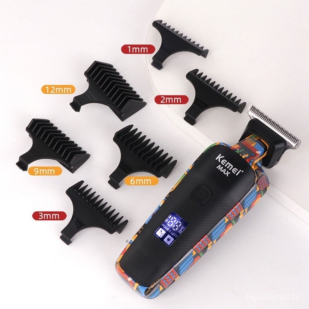 Kemei MAX5090 Aparador De Cabelo Para Homens Profissional Barba Barbeador Elétrico Trimmers Clippers & Multi-funcional Groomers DHKIMáquinas de reparação, cortadores de cabelo, lâminas de barbear, ferramentas de corte de cabelo, ferramentas de barbear