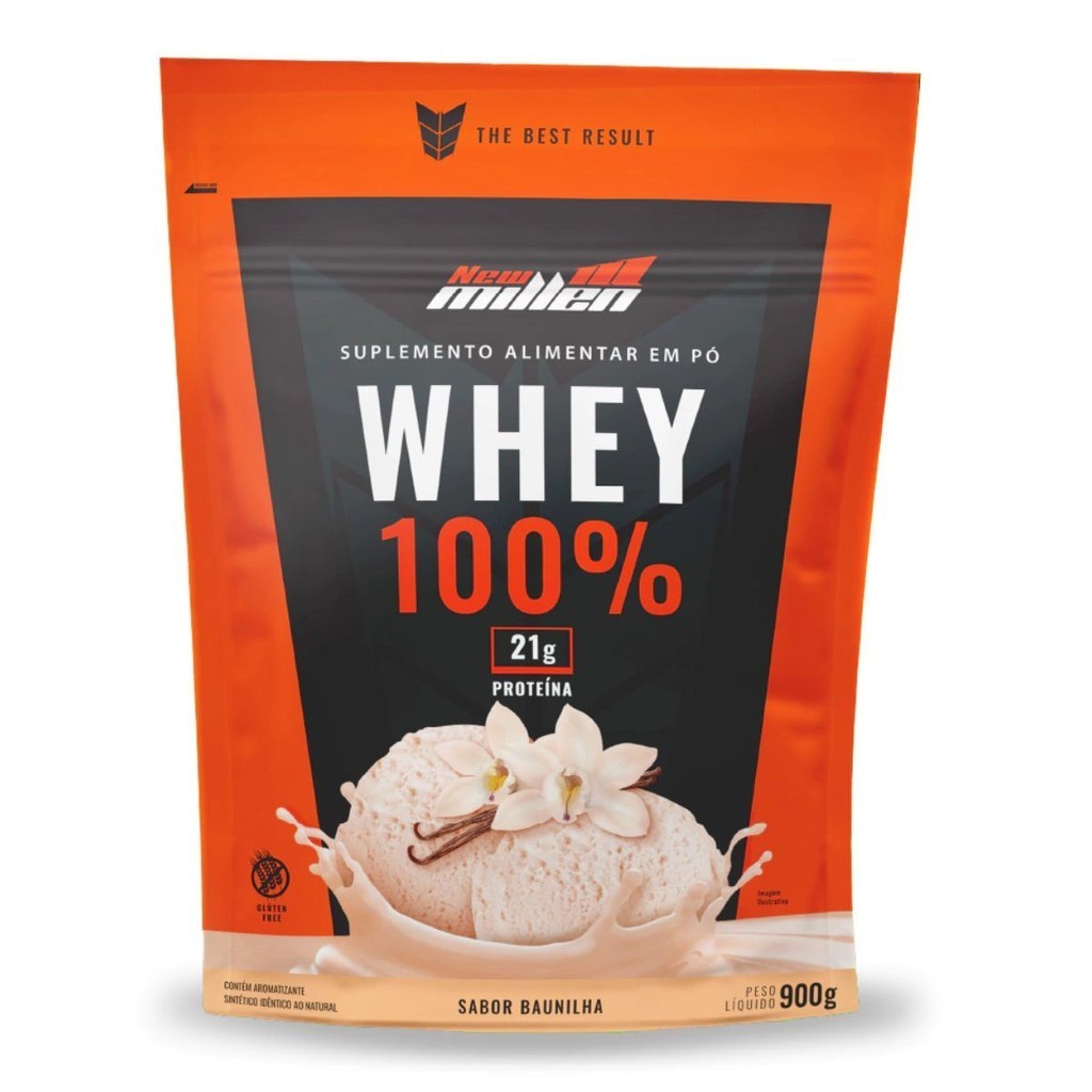 Whey 100% Refil 900g - New Millen 