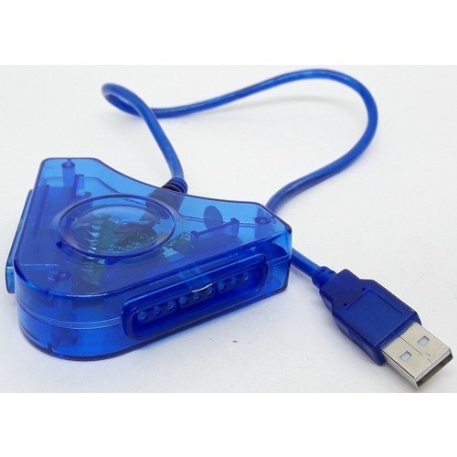 Adaptador Conversor Usb Pc Duplo Para Controle Psone Ps2 Ps3