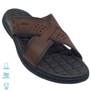Chinelo Pegada Masculino Couro Anilina Tradicional em Oferta na Shopee