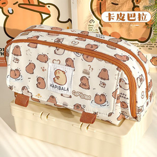 Estojo Para Lápis De Três Camadas Grande Capacidade Desenhos Animados Multifuncional Estudante em Oferta na Shopee