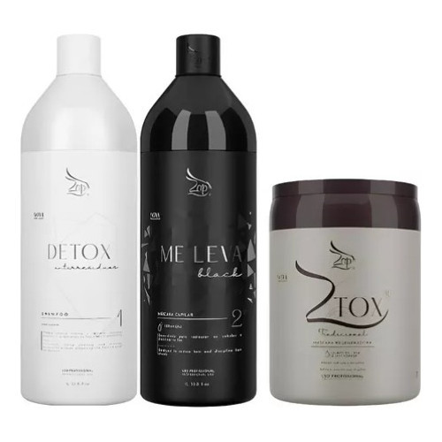 Kit Escova Progressiva Zap Me Leva + Btox Ztox 950g Original