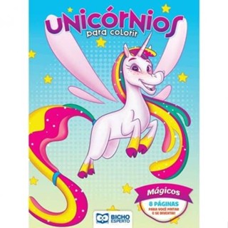 Livro Para Colorir Unicórnios - Mágicos em Oferta na Shopee