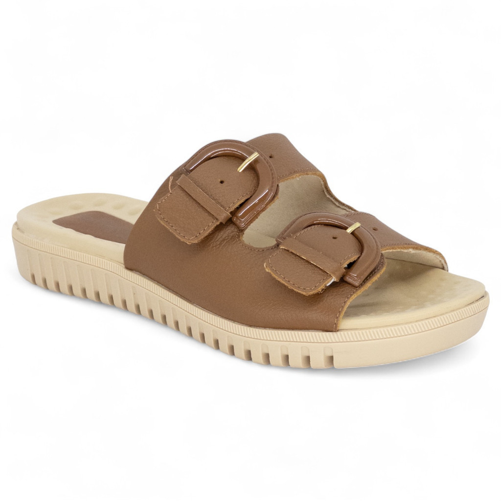 Sandalia Ortopedica Comfortflex Feminina Birken Couro Macia Original - Women Shoes