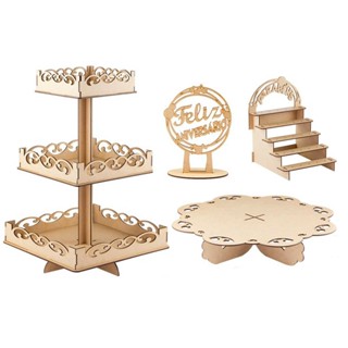 Kit Festa Provençal Cupcake Suporte de Bolo em Oferta na Shopee