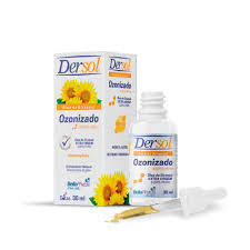 Dersol C/Oleo De Girassol Extra Virgem Ozonizado Gotas 30Ml - Bellaphytus