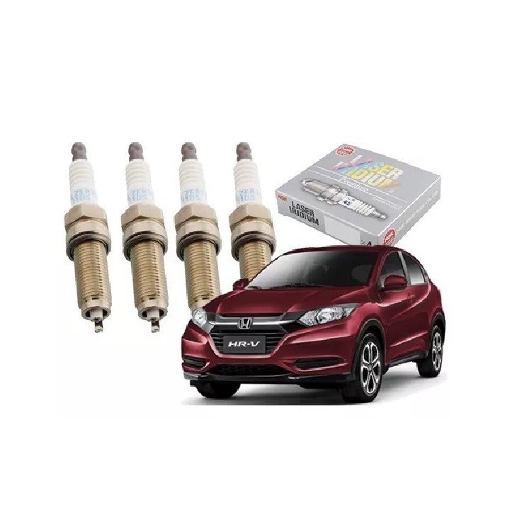 Jogo de Velas Iridium NGK Honda Civic Hrv 1.8/2.0 16v 2012-SILZKR7C11DS 100% ORIGINAIS NGK
