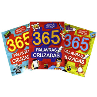Kit 365 Palavras Cruzadas - 3 Livros | Milhares de Definições em Oferta na Shopee