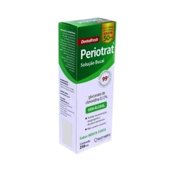 Enxaguante Bucal Periotrat Dental Fresh Sabor Menta Forte sem Alcool 250ml