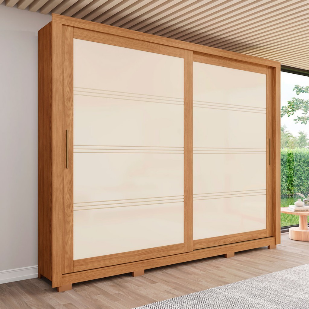 Guarda-Roupa Casal Medelín 2 Portas 4 Gavetas - Home & Living