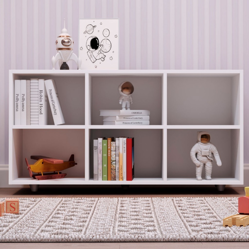 Nicho Organizador 6 Nichos Branco - Movelbras