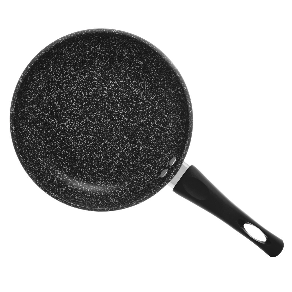 Frigideira de Indução em Alumínio com Revestimento Cerâmico Granilite Preta 24cm 1,5 Litros Lyor