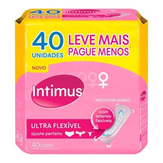 INTIMUS PROTETOR DIÁRIO ULTRA FLEXÍVEL COM 40 UNIDADES em Oferta na Shopee
