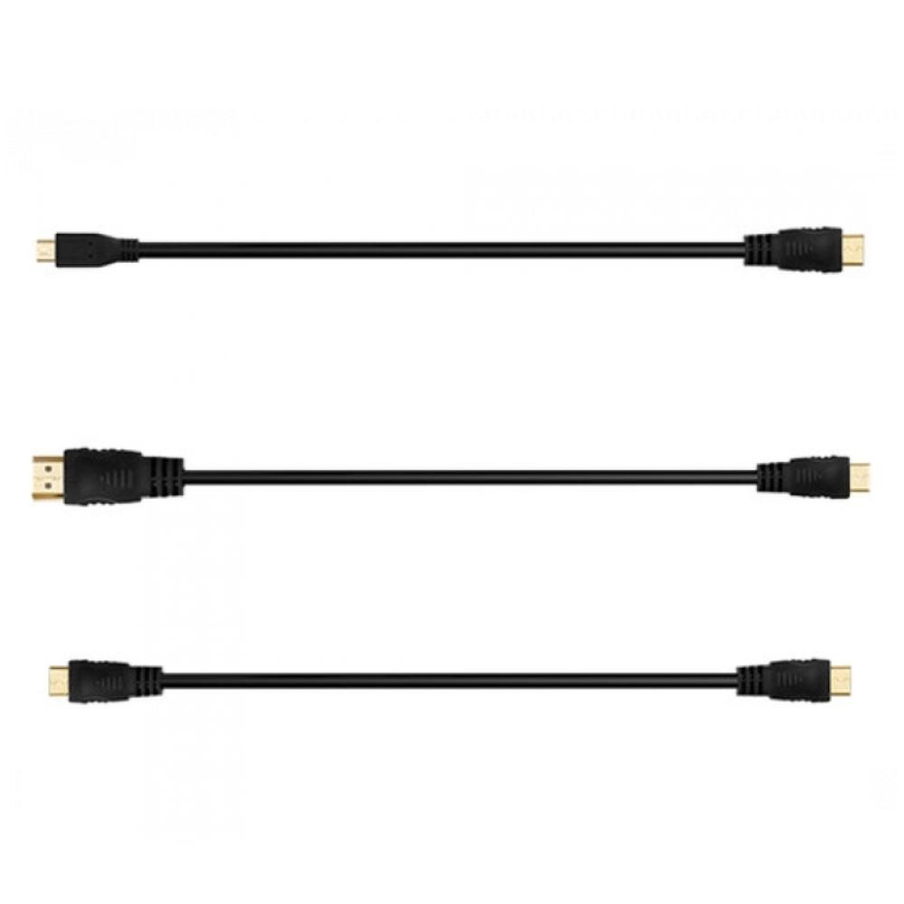 Kit Cabos Zhiyun Mini HDMI para HDMI / Mini HDMI / Micro HDMI