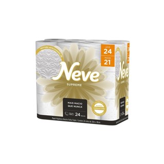 Papel Higiênico Neve Supreme Folha Tripla Leve 24 Pague 21 em Oferta na Shopee