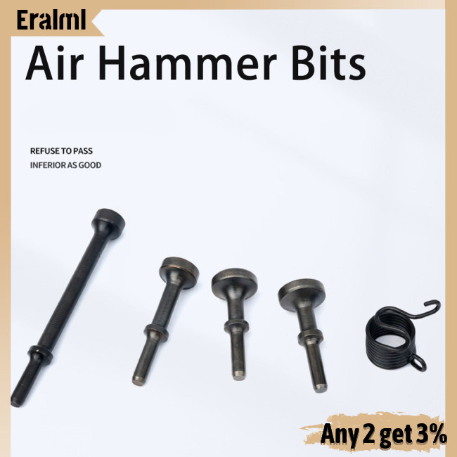 eralml Smoothing Air Hammer Bits Conjunto De 5 , Kit De Ferramentas Para Martelos Pneumáticos , De Acessórios De Comprimento Estendido