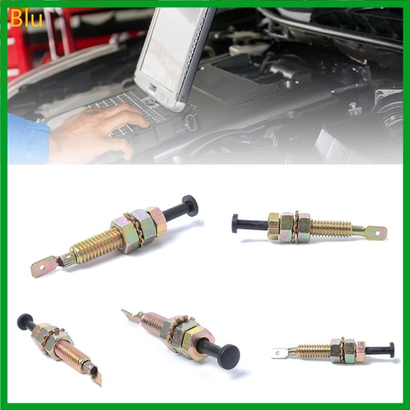 2 4Pcs Interruptor Pino Da Do Capô Alarme Luminoso Ajustável Segurança Carro