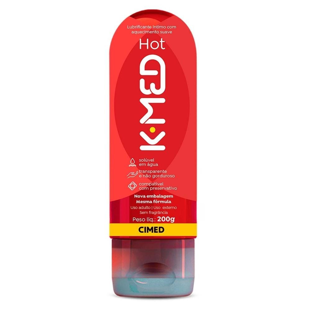 Gel Lubrificante Íntimo K-med Hot 200ml - Health