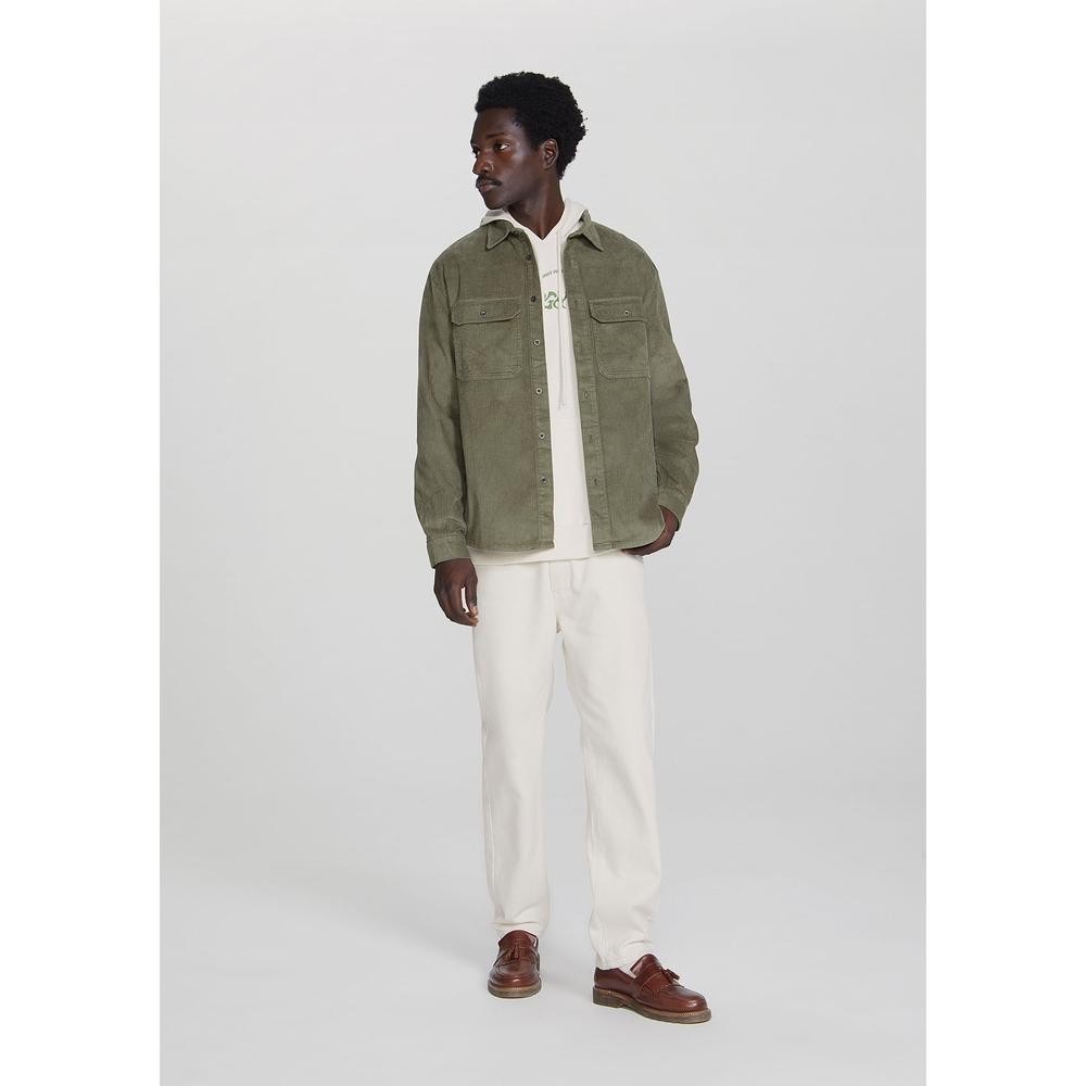 Camisa Masculina Oversized Em Veludo Cotelê Hering em Oferta na Shopee