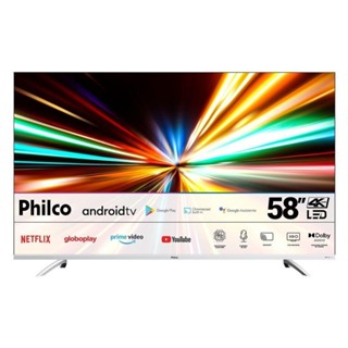 Smart TV 4K LED 58" Philco PTV58GAGSKSBL Wi-Fi 3 HDMI 2 USB