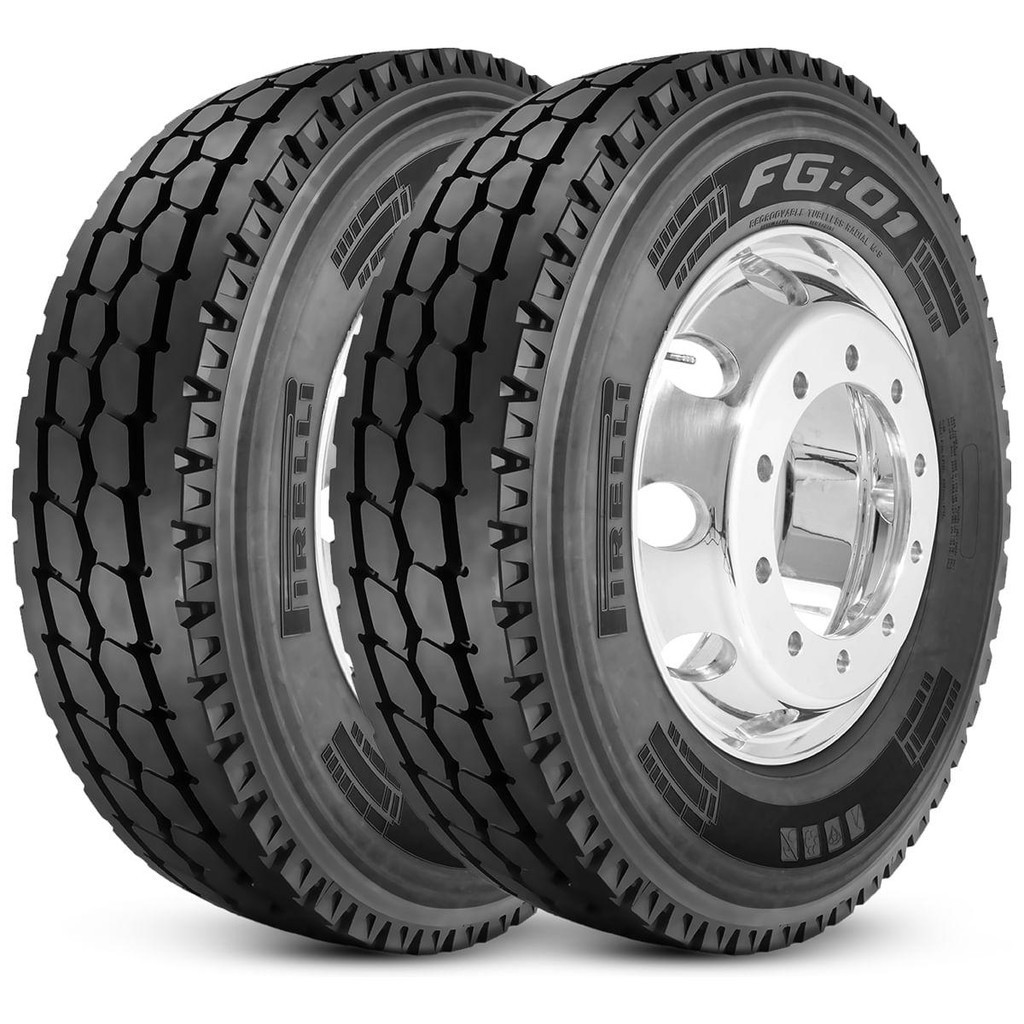 Kit 2 Pneu Pirelli Aro 20 10.00r20 146/143k 16pr Fg01