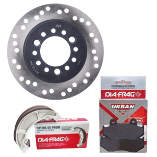 Disco de Freio Dianteiro P/ Lead 110 + Pastilhas e Lonas Diafrag em Oferta na Shopee