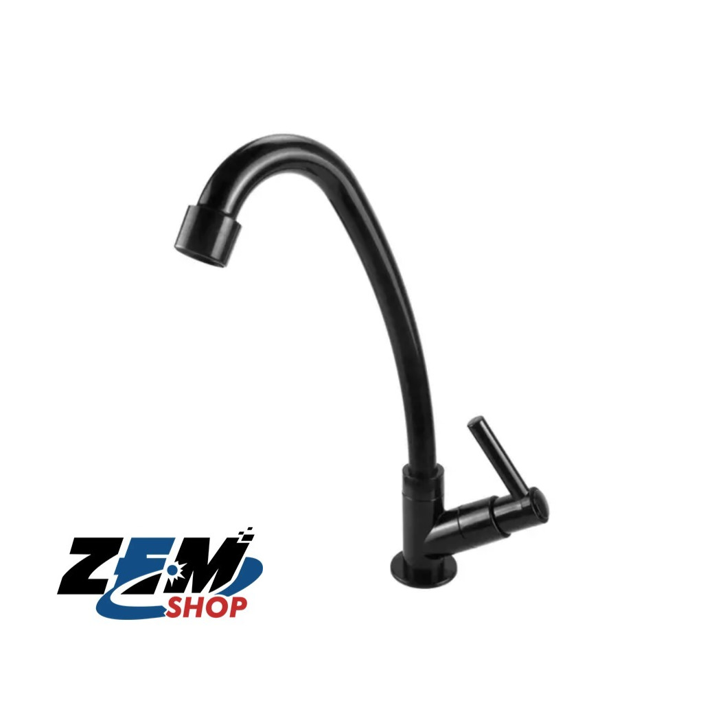 Torneira Bica Móvel Cozinha Preta 1/4 Volta-Makeupnails em Oferta na Shopee