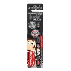 ESCOVA DENTAL KIDS TORCEDOR CORINTHIANS MACIA COM PROTETOR