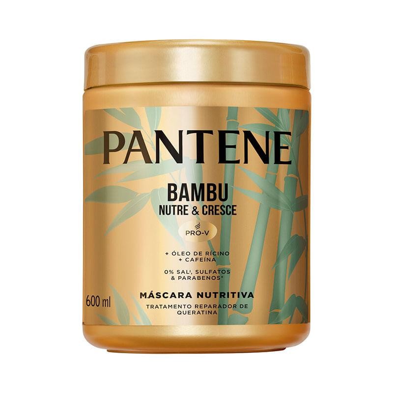 Máscara Capilar Nutritiva Pantene Pro-V Bambu Nutre & Cresce 600ml em Oferta na Shopee