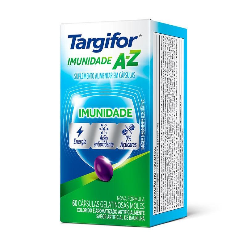 Suplemento Alimentar Targifor Imunidade A-Z 60 Cápsulas em Oferta na Shopee