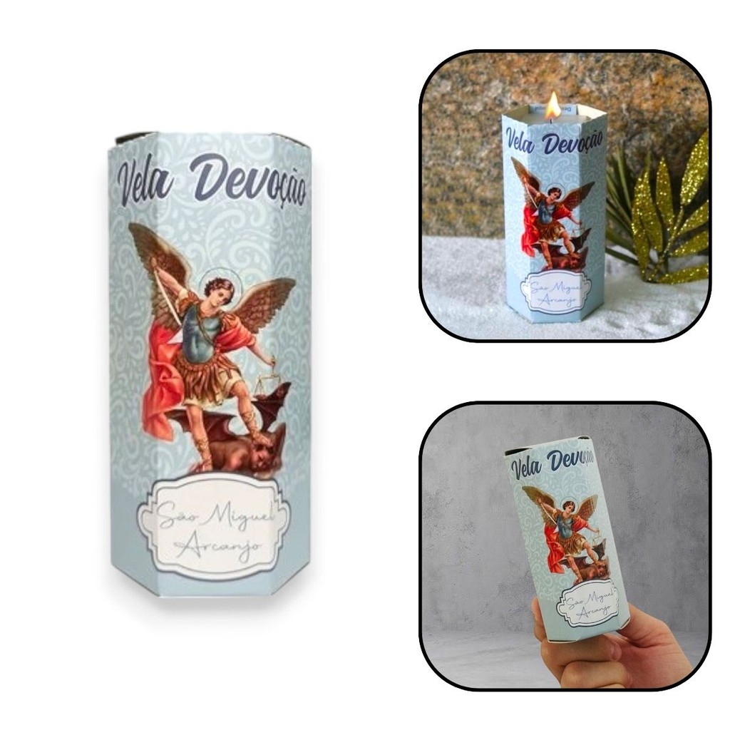 Vela Perfumada São Miguel Arcanjo Sextavada