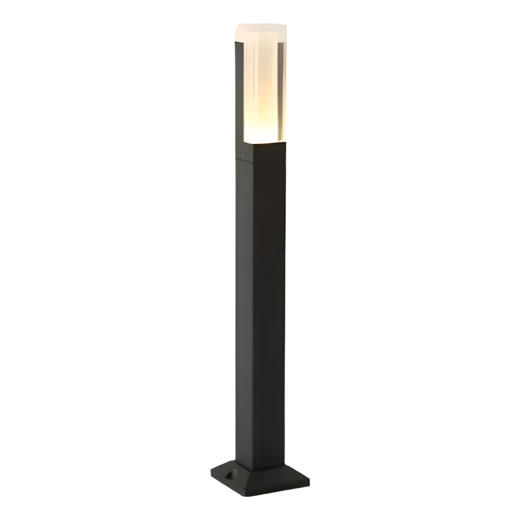 Luminária Aaa Top Led Chão Acrílico Preto 60cm.