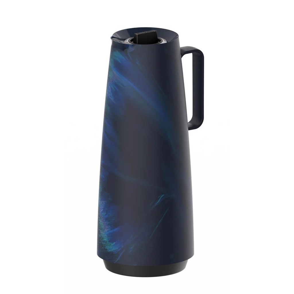 Bule Térmico em Plástico Marmorizado Azul - Exata 1L (61636/221) - Tramontina em Oferta na Shopee