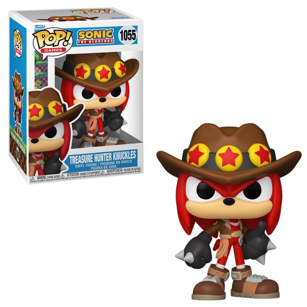 Boneco Funko Pop! Sonic - Caçador de Tesouros Knuckles - Mom & Baby