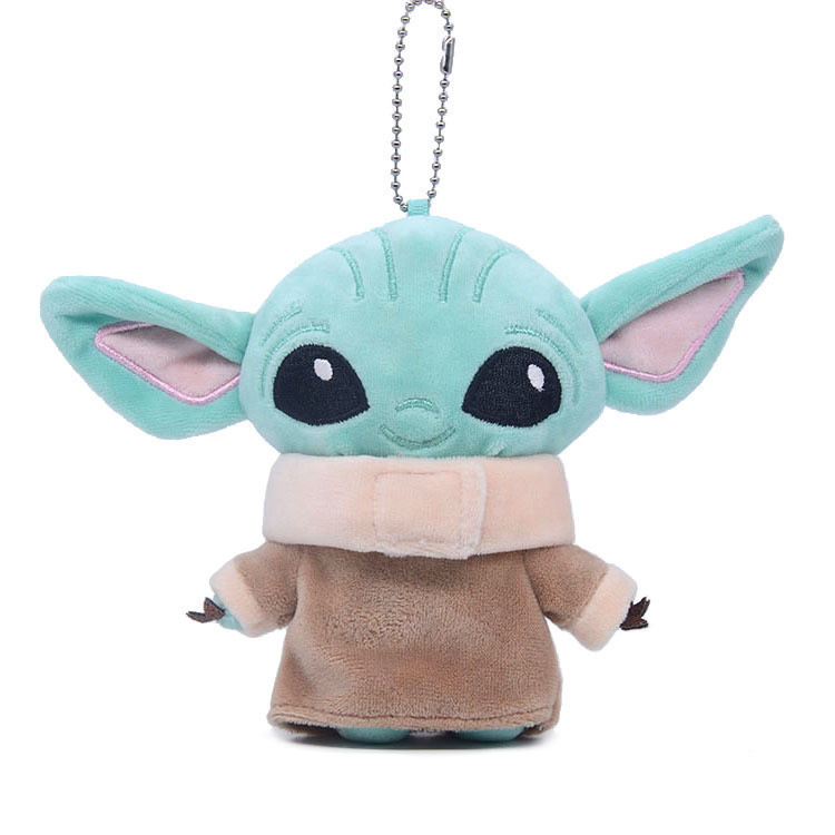 Boneco Pelucia Star Wars Yoda Baby Brinquedo Chaveiro de bolsas mochilas