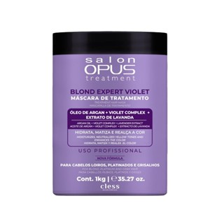 Mascara de tratamento Blond Violet Matizadora Salon Opus 1kg em Oferta na Shopee